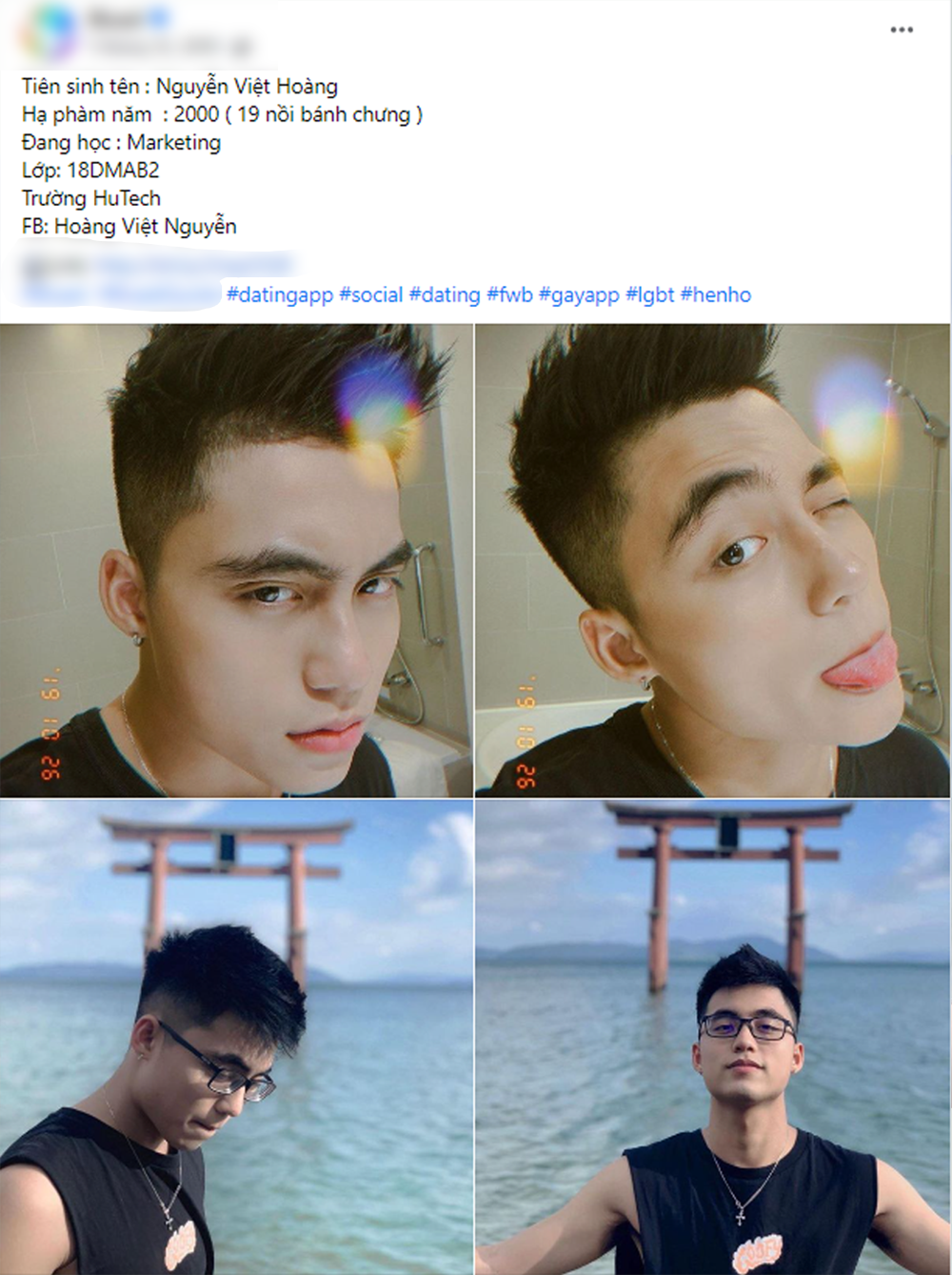 Netizen bất ngờ khi biết em trai Sơn Tùng từng xuất hiện trên ứng dụng cho cộng đồng LGBT