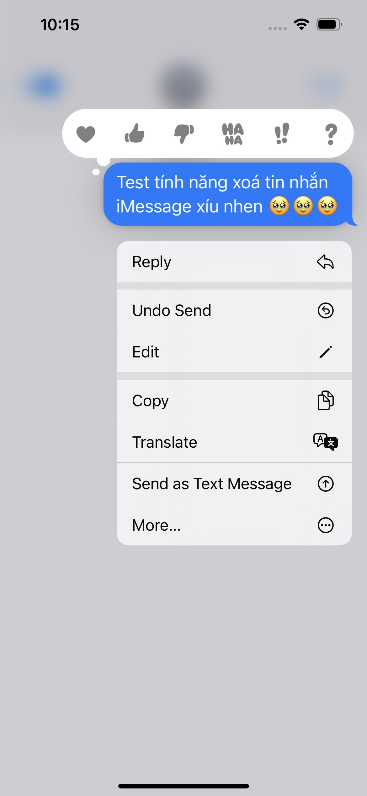 Hướng dẫn cách xóa và sửa tin nhắn iMessage trên iPhone cực hay mà ai cũng nên biết