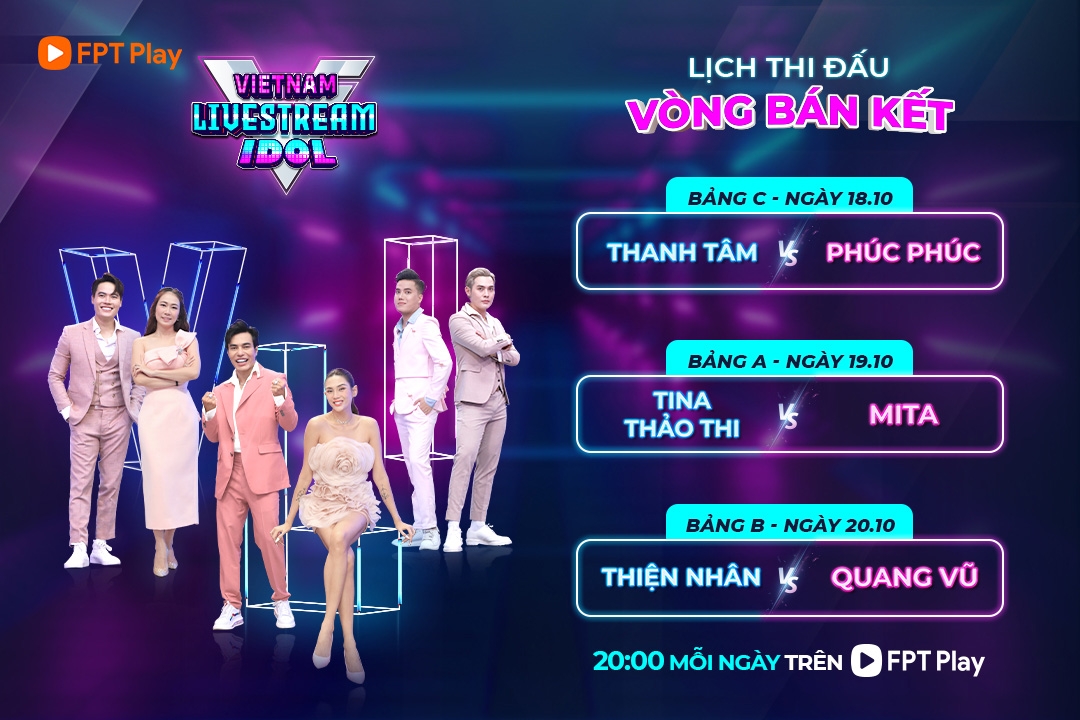 Duy Khương, Võ Tấn Phát, Võ Đăng Khoa tung chiêu bán hàng tại chương trình Vietnam Livestream Idol