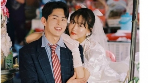 Phát sốt bộ ảnh cưới đẹp như mơ của diễn viên Hàn Quốc chụp ở Việt Nam