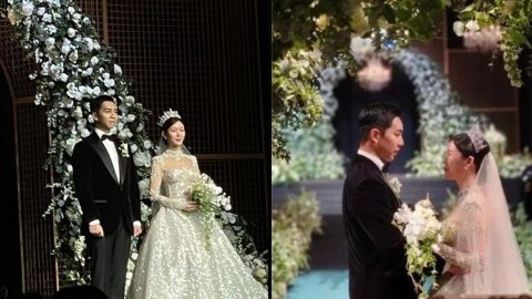Đám cưới Lee Seung Gi - Lee Da In: Chú rể bật khóc bên cô dâu đẹp như công chúa