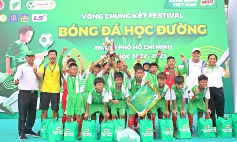 KHỐI 5 - ĐIỂM DỪNG CỦA FESTIVAL BÓNG ĐÁ HỌC ĐƯỜNG TP.HCM NĂM HỌC 2022-2023